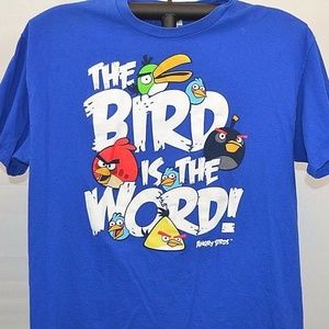 Angry Birds T-Shirt Blue Fifth Son 2010/2011 XL Co